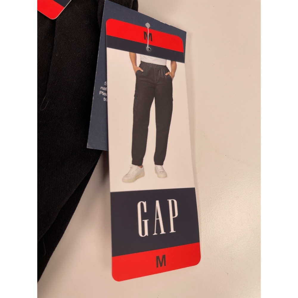 Gap Ladies' Twill Cargo Pant Black Size Med